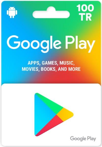 Google Play 100 TL