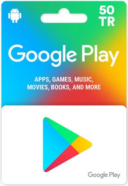 Google Play 50 TL